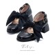 Iris Corolla Tulips Chunky Heel Shoes(Reservation/5 Colours/Full Payment Without Shipping)